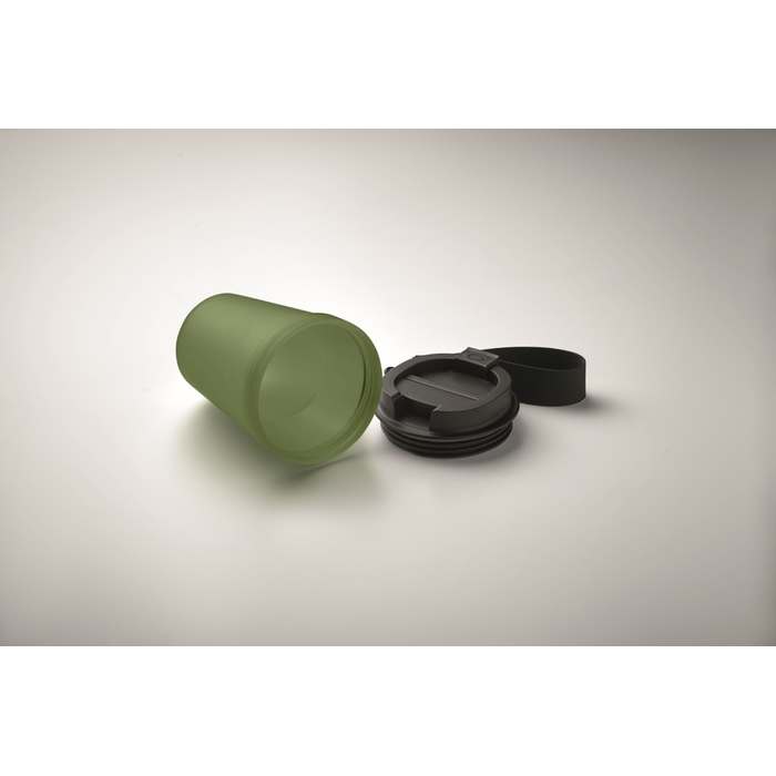 Reklámajándék | Isforden Tumbler Szimplafalú pohár 300 ml, sötétzöld