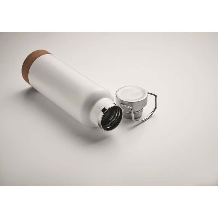 Ives Duplafalú palack 500ml, fehér | Reklámajándék, reklámtárgy, céges ajándék, egyedi reklámajándék Reklámajándék | Ives Duplafalú palack 500ml, fehér