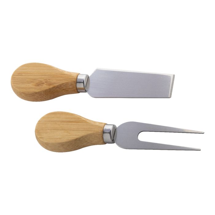 Reklámajándék | Jarlsberg karácsonyi sajtkés szett, natúr