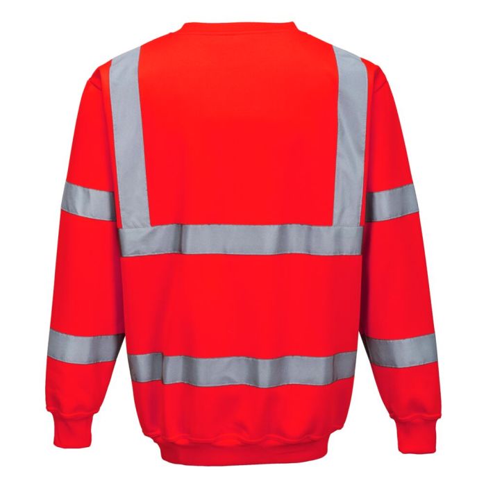 Portwest Jól láthatósági pulóver, piros | Adgift Reklámajándéktól Portwest Jól láthatósági pulóver, piros