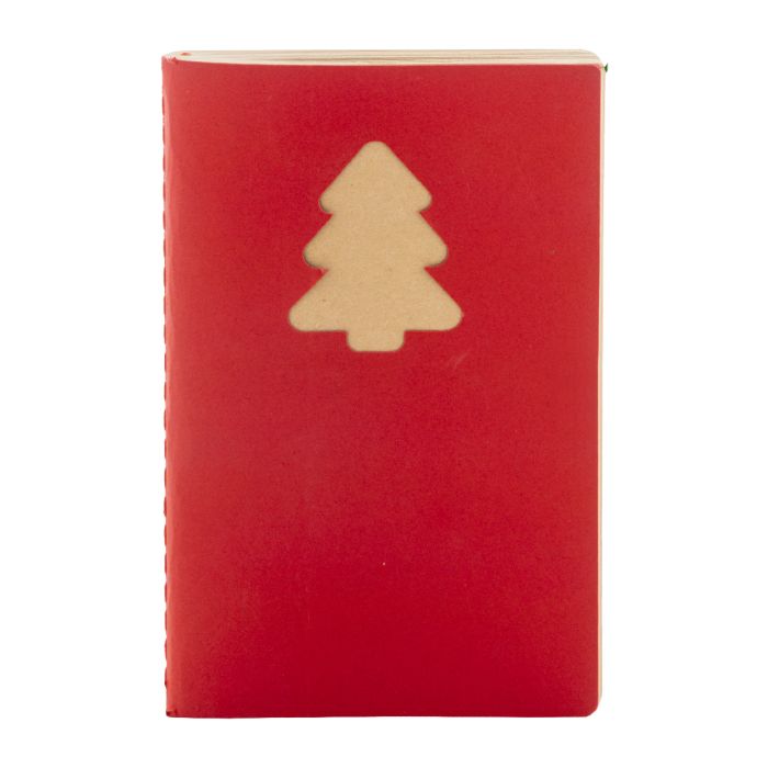 Reklámajándék | Jolbog karácsonyi jegyzetfüzet, piros