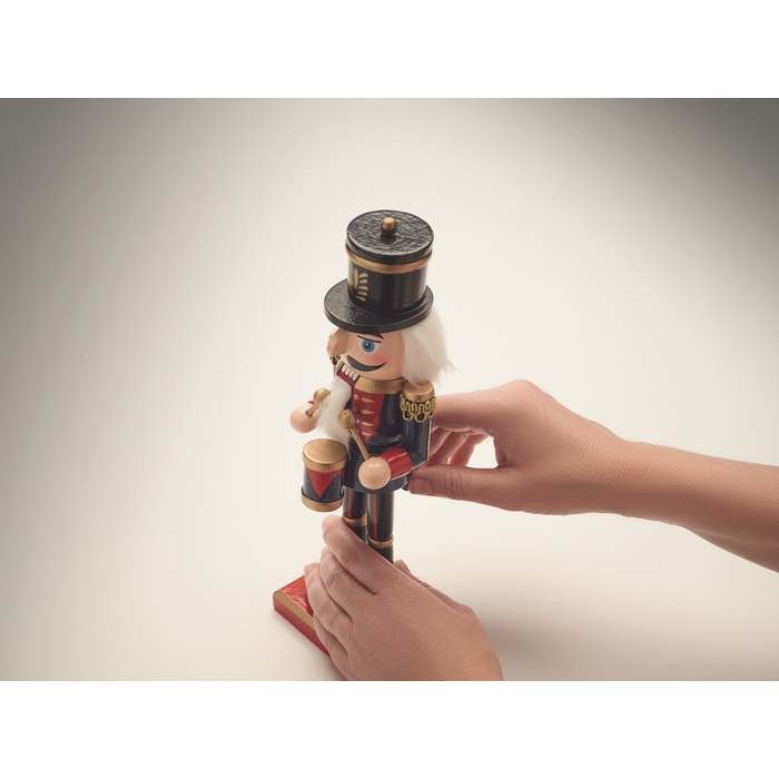 Reklámajándék | Jolly Crunch Diótörő alakú dísz fából, kék