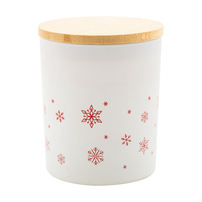 Jouluz karácsonyi gyertya, vanília, fehér | Reklámajándék, reklámtárgy, céges ajándék, egyedi reklámajándék Reklámajándék | Jouluz karácsonyi gyertya, vanília, fehér