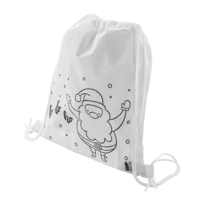 Reklámajándék | Julfar Bag B karácsonyi színezhető hátizsák, fehér