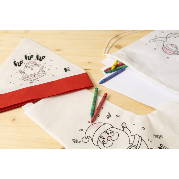 Reklámajándék | Julfar Hat színezhető Mikulássapka, fehér