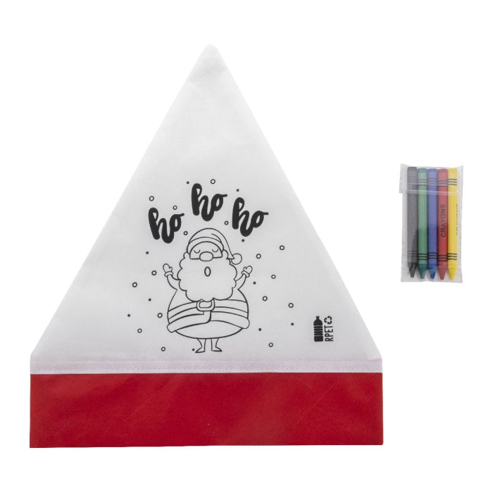 Reklámajándék | Julfar Hat színezhető Mikulássapka, fehér