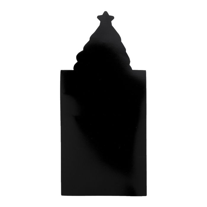 Reklámajándék | Julliste karácsonyi mágneses jegyzettömb, karácsonyfa, zöld