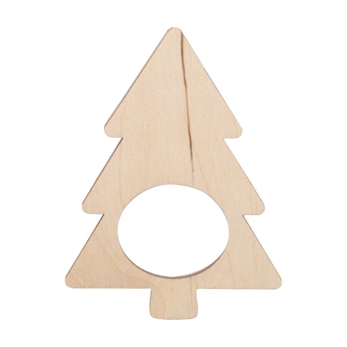 Reklámajándék | Julmiddag Creative egyedi karácsonyi szalvétagyűrű, natúr