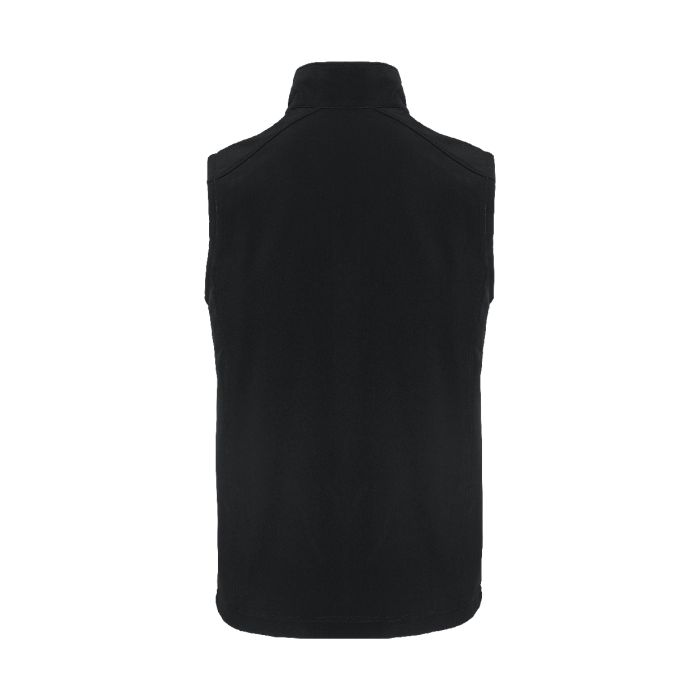 Reklámajándék | KA423 2 rétegű softshell testmelegítő mellény, fekete