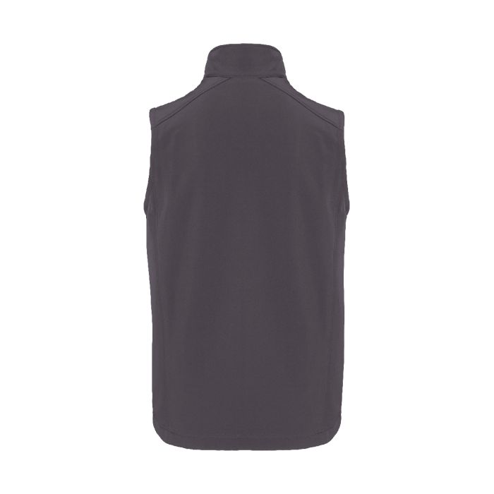 Reklámajándék | KA423 2 rétegű softshell testmelegítő mellény, sötétszürke