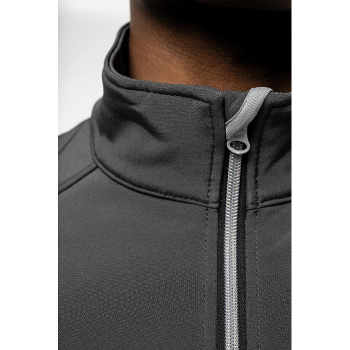 Reklámajándék | KA423 2 rétegű softshell testmelegítő mellény, sötétszürke