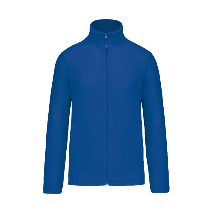 Reklámajándék | KA9102 teljes cipzáras polárkabát, kék