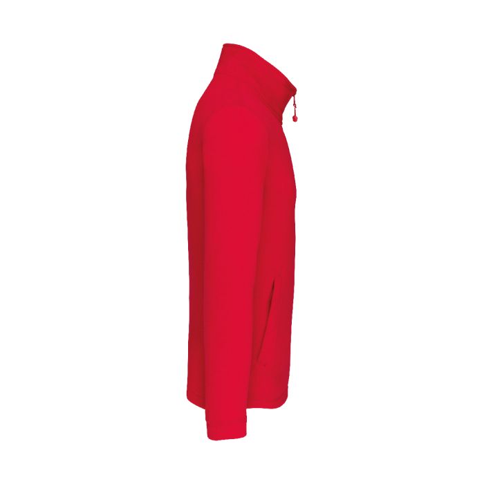 Reklámajándék | KA9102 teljes cipzáras polárkabát, piros