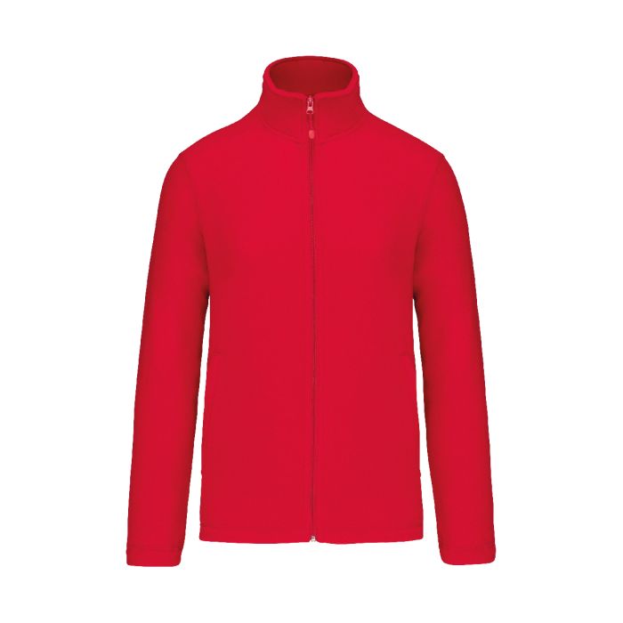 Reklámajándék | KA9102 teljes cipzáras polárkabát, piros