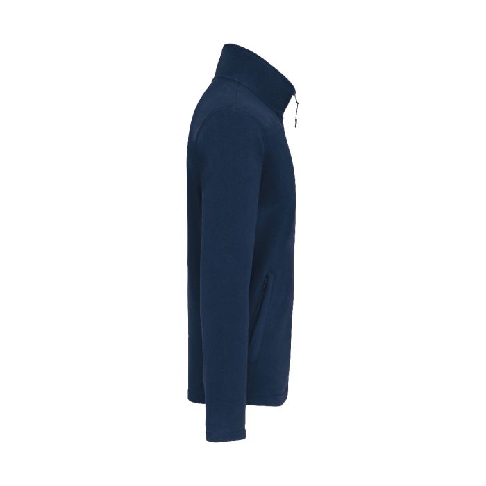 Reklámajándék | KA9102 teljes cipzáras polárkabát, sötét kék