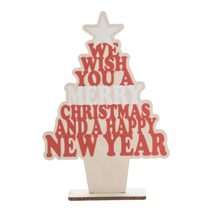 Reklámajándék | Kampsala asztali karácsonyfa, natúr