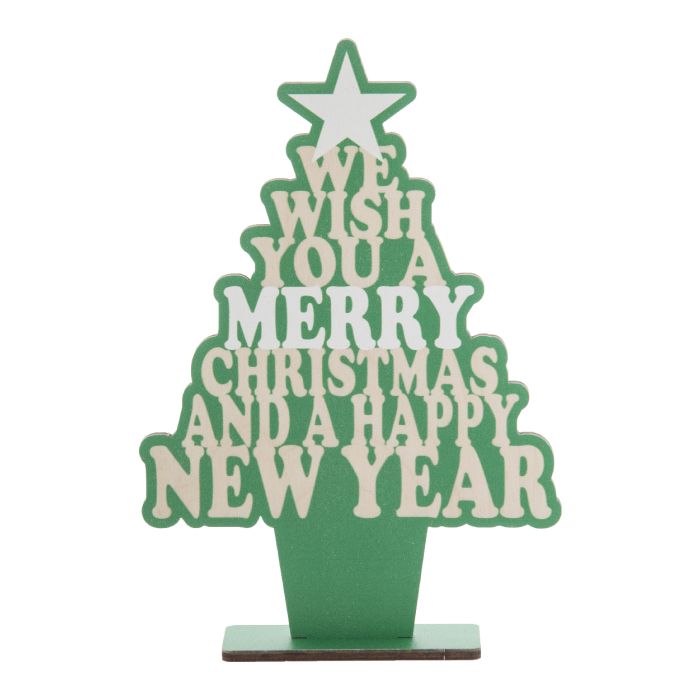 Reklámajándék | Kampsala asztali karácsonyfa, zöld