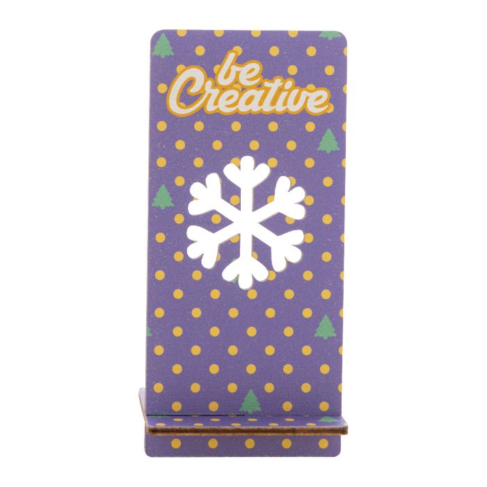 Kannykka Creative karácsonyi mobiltartó, hópehely, natúr | Reklámajándék, reklámtárgy, céges ajándék, egyedi reklámajándék Reklámajándék | Kannykka Creative karácsonyi mobiltartó, hópehely, natúr