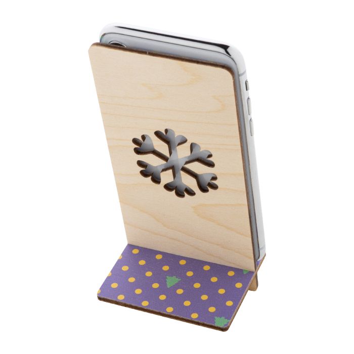 Kannykka Creative karácsonyi mobiltartó, hópehely, natúr | Reklámajándék, reklámtárgy, céges ajándék, egyedi reklámajándék Reklámajándék | Kannykka Creative karácsonyi mobiltartó, hópehely, natúr