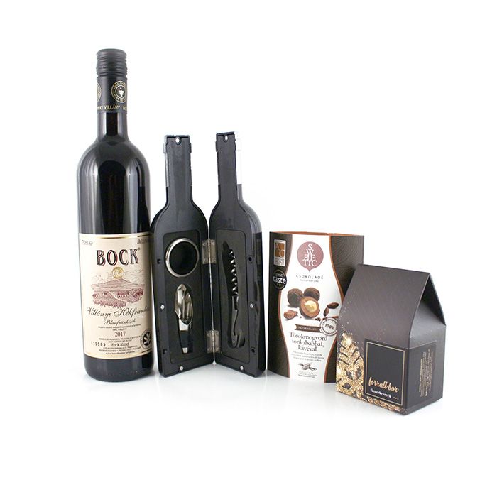 Céges Karácsonyi Ajándék: Karácsonyi ajándékcsomag cégeknek - Borozós