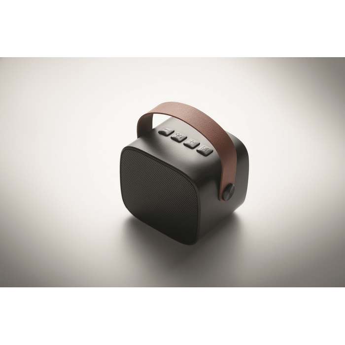 Reklámajándék | Karaseta 5W vezeték nélküli hangszóró, fekete