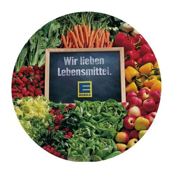 Reklámajándék: Kerek, szublimációs egérpad, színes