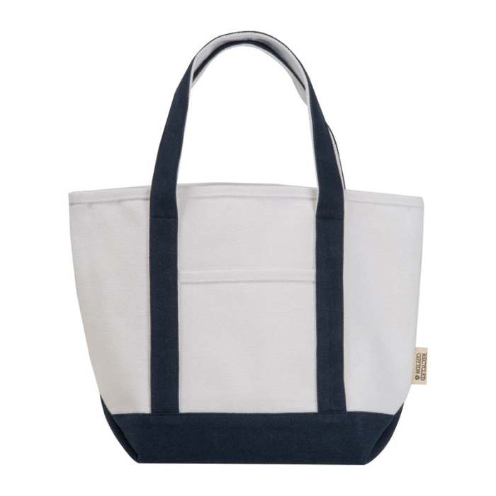 Kisméretű újrahasznosított pamut táska, bézs | Reklámajándék, reklámtárgy, céges ajándék, egyedi reklámajándék Reklámajándék | Kisméretű újrahasznosított pamut táska, bézs