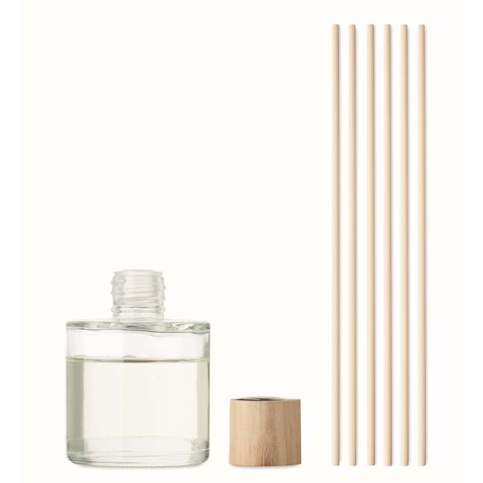 Reklámajándék | Knos Vanília illatú pálcás diffúzor, átlátszó