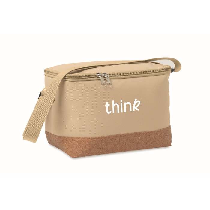 Reklámajándék | Koeler 600D RPET hűtőtáska, natúr