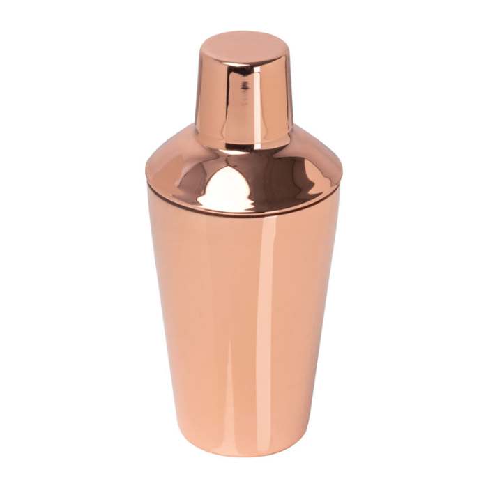 Reklámajándék | Koktél shaker réz bevonattal, 500ml, rózsaszín