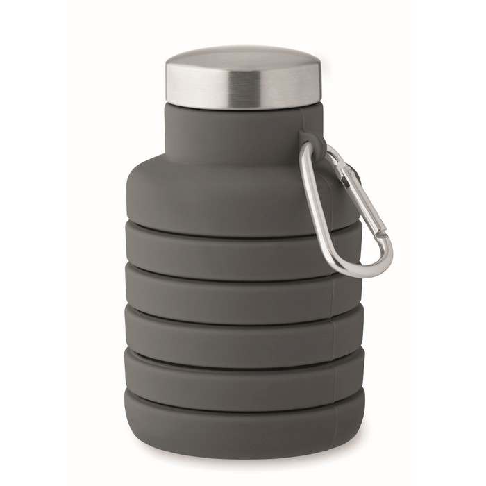 Reklámajándék | Kolapsi Összecsukható kulacs 500 ml, szürke