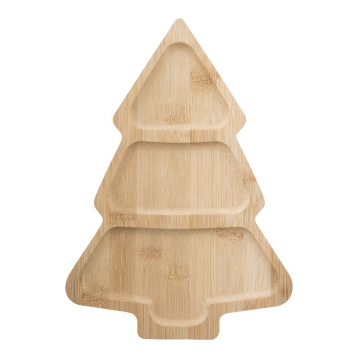 Reklámajándék | Kongle karácsonyi kínáló tál, natúr