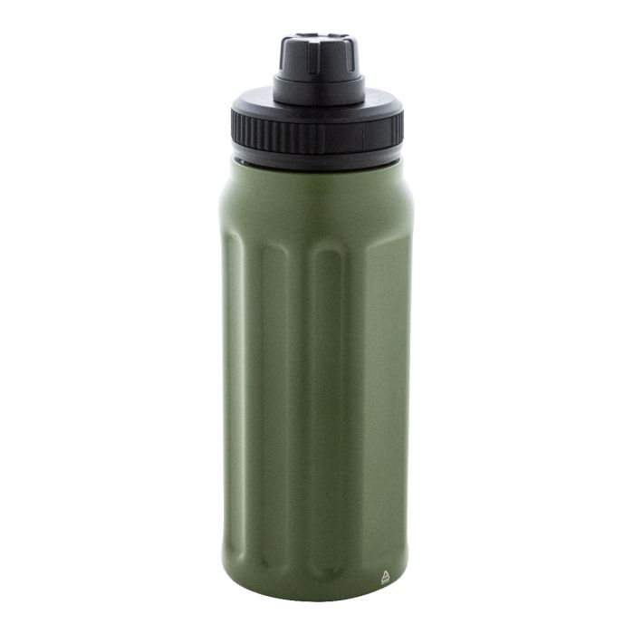 Kongma újrahasznosított rozsdamentes acél termosz, zöld | Reklámajándék, reklámtárgy, céges ajándék, egyedi reklámajándék Reklámajándék | Kongma újrahasznosított rozsdamentes acél termosz, zöld