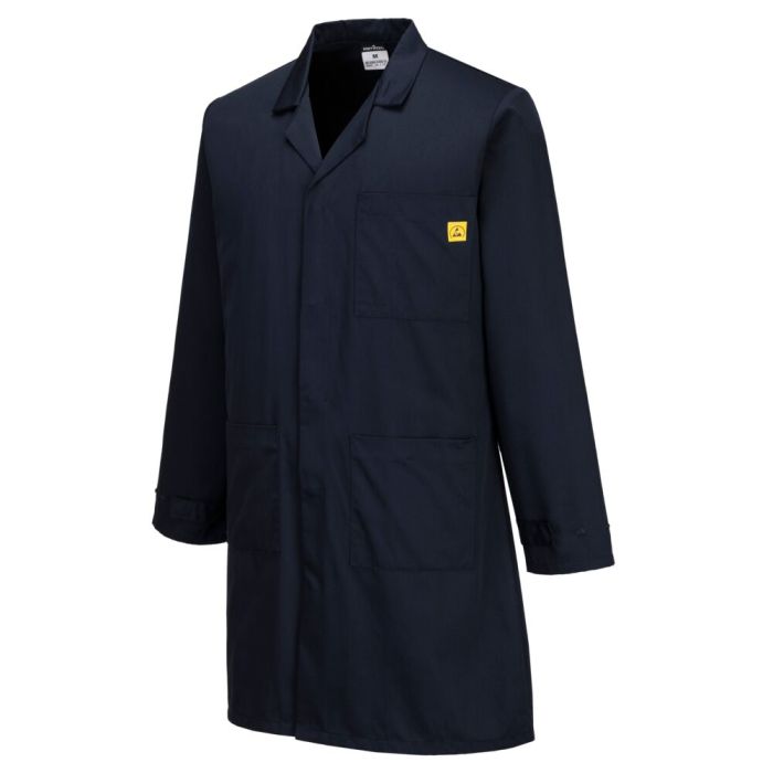 Portwest Köpeny-antisztatikus ESD, navy | Adgift Reklámajándéktól Portwest Köpeny-antisztatikus ESD, navy