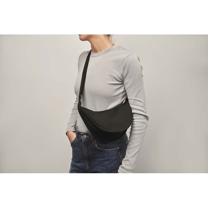 Reklámajándék | Korovin Cross Félhold táska 400D oxford, fekete