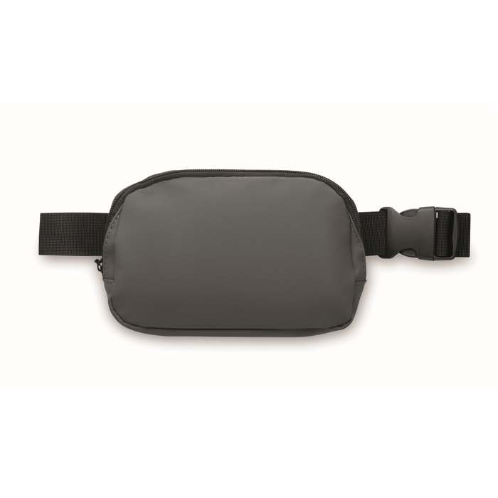 Korovin Waist 210D poliészter övtáska, szürke | Reklámajándék, reklámtárgy, céges ajándék, egyedi reklámajándék Reklámajándék | Korovin Waist 210D poliészter övtáska, szürke