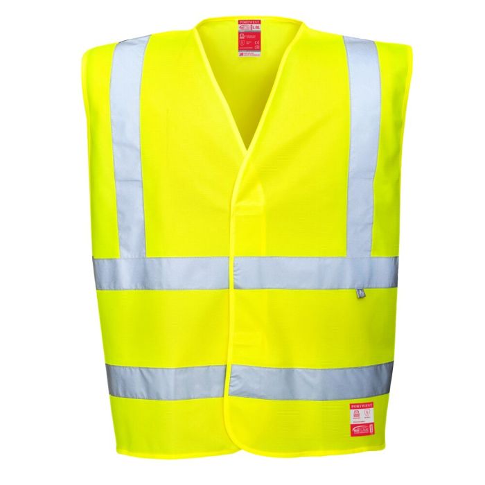 Portwest Lángálló, antisztatikus, jól láthatósági mellény, sárga | Adgift Reklámajándéktól Portwest Lángálló, antisztatikus, jól láthatósági mellény, sárga