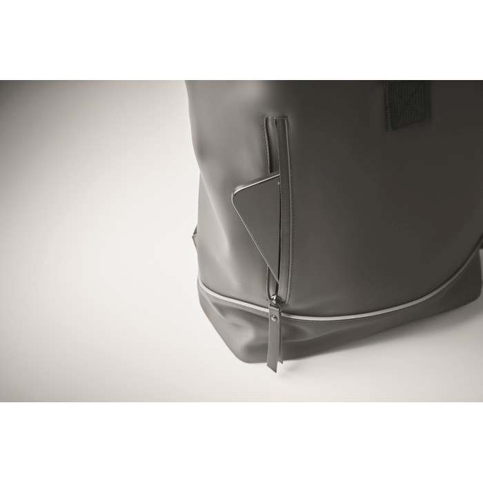 Laptosa 15 colos laptop PU hátizsák, szürke | Reklámajándék, reklámtárgy, céges ajándék, egyedi reklámajándék Reklámajándék | Laptosa 15 colos laptop PU hátizsák, szürke