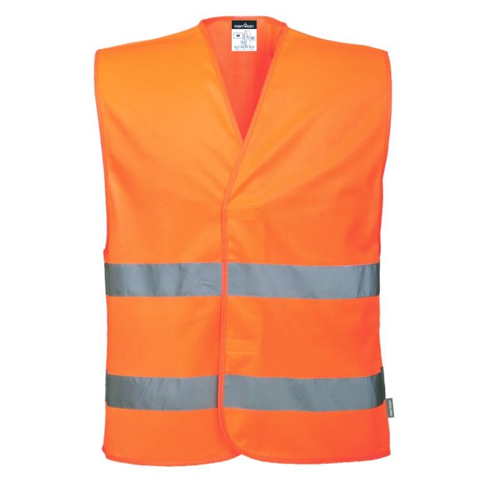 Portwest Láthatósági mellény-ES1 Essential HV Two Band Vest, narancs