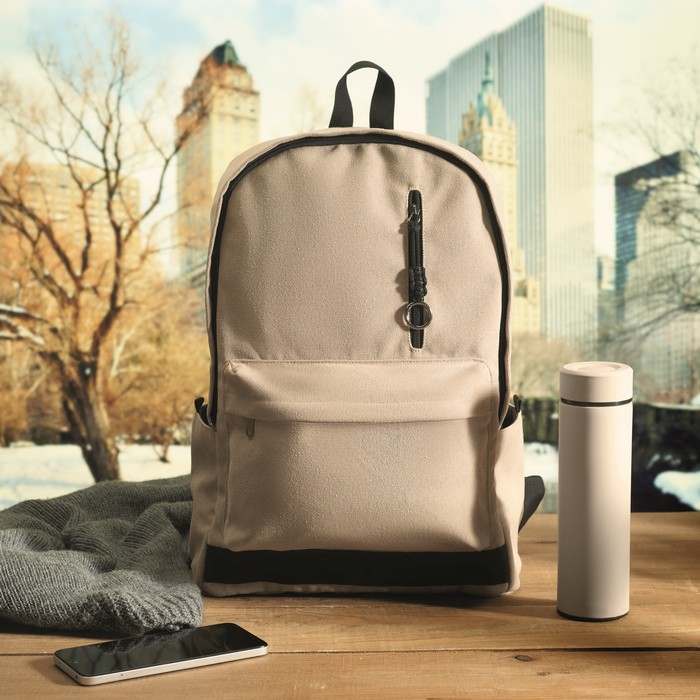 Reklámajándék | Leirur 15 colos laptop hátizsák, bézs