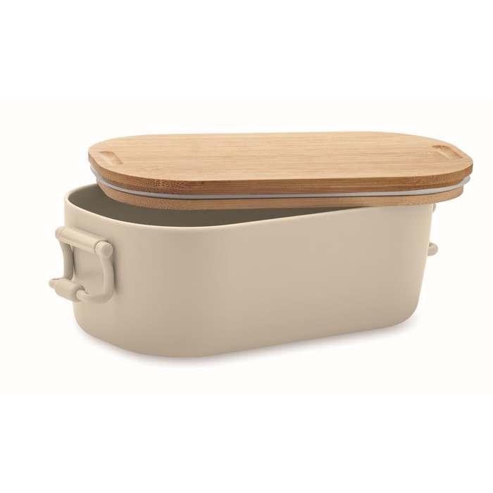 Reklámajándék | Lekker PP uzsonnásdoboz 700 ml, bézs