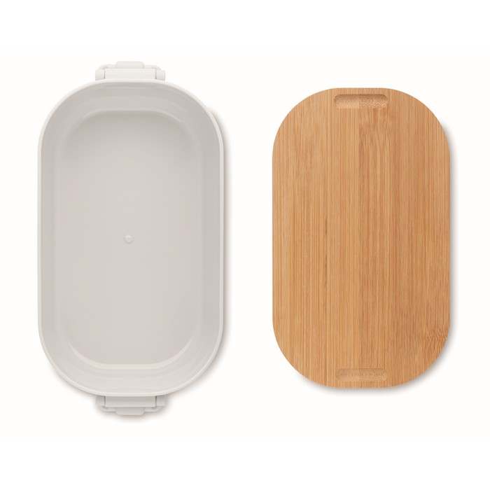 Reklámajándék | Lekker PP uzsonnásdoboz 700 ml, fehér