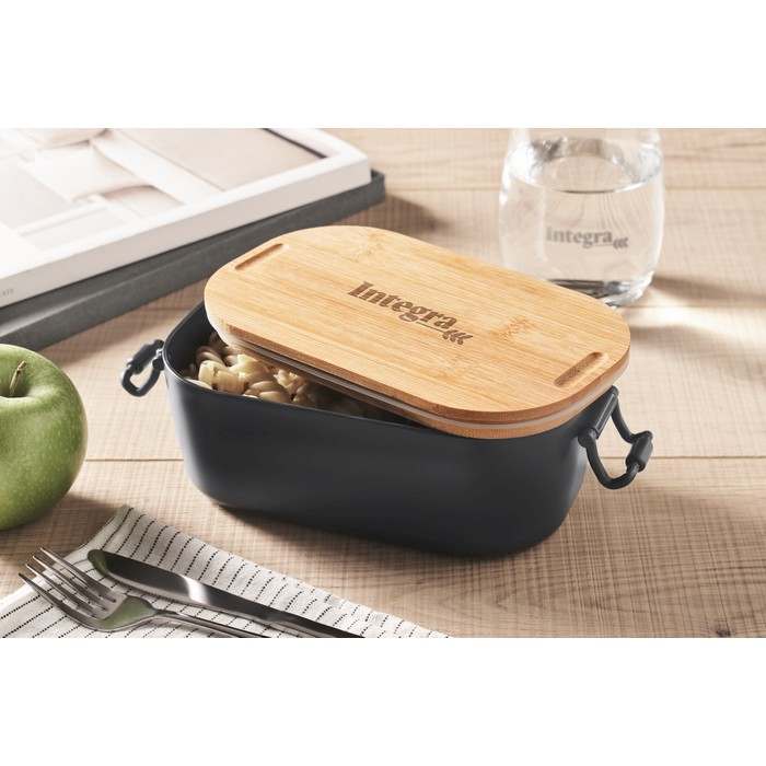 Reklámajándék | Lekker PP uzsonnásdoboz 700 ml, sötétkék