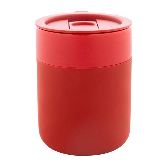Reklámajándék | Liberica utazópohár, piros, 300 ml