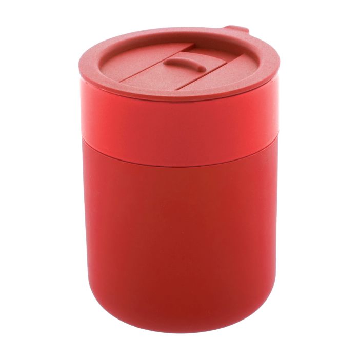 Reklámajándék | Liberica utazópohár, piros, 300 ml