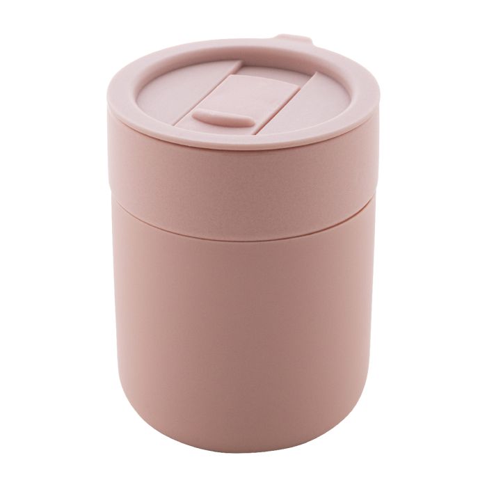 Reklámajándék | Liberica utazópohár, világos rózsaszín