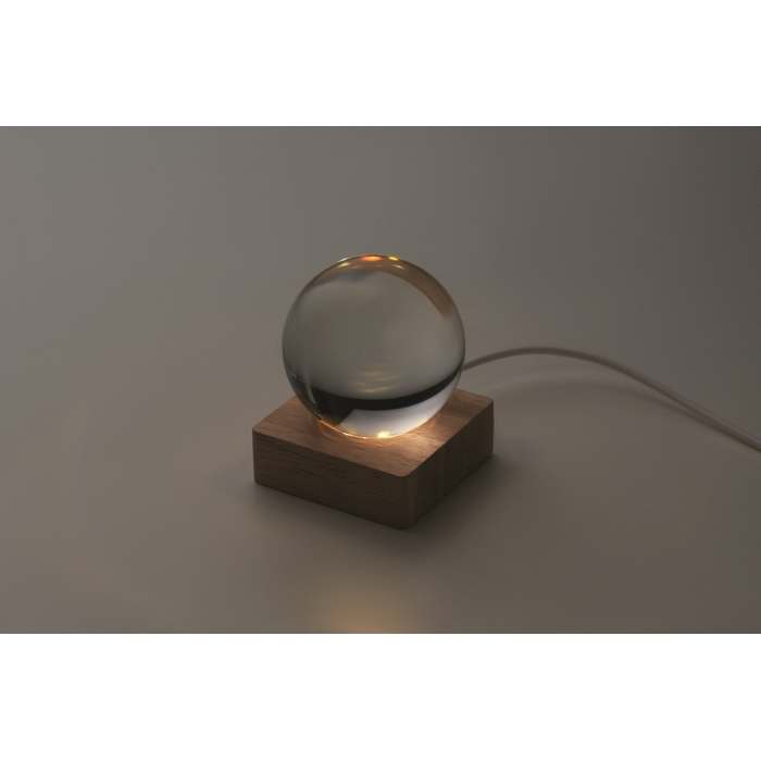Reklámajándék | Light LED üveggömb, natúr