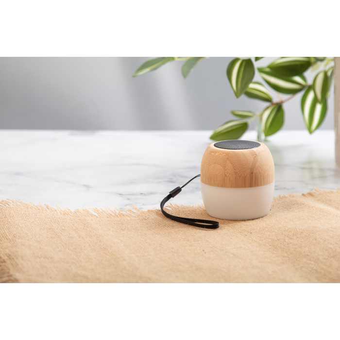 Reklámajándék | Lightbeat bluetooth hangszóró, natúr