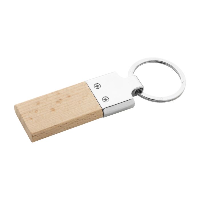 Reklámajándék | Lignum kulcstartó, natúr
