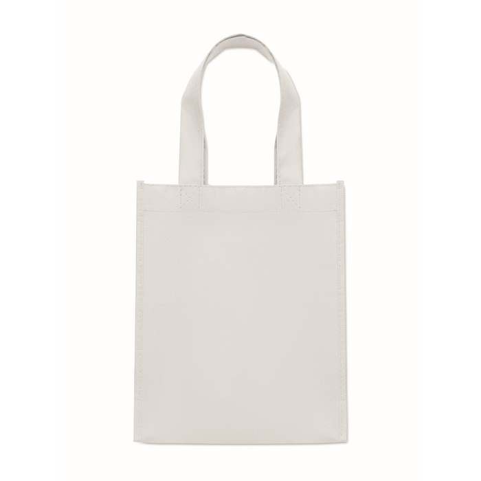 Reklámajándék | Litas Kis RPET ajándéktasak, fehér